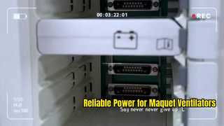 Maquet 6487180 batterijvervanging voor servoventilatoren