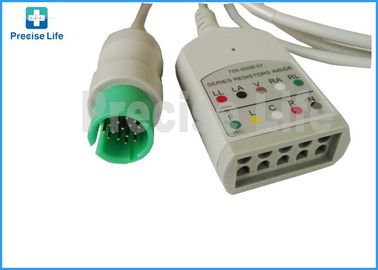 Medical Spare Parts Spacelabs 700-0008-07 ECG Monitor Cable with AHA IEC color code